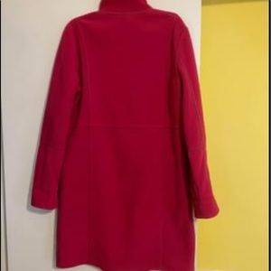 Reversible fleece coat